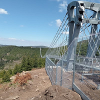 Sky Bridge D. Morava, květen 2022, svařované panely Pilofor Classic 2500x2030 Zn na 2 PD
