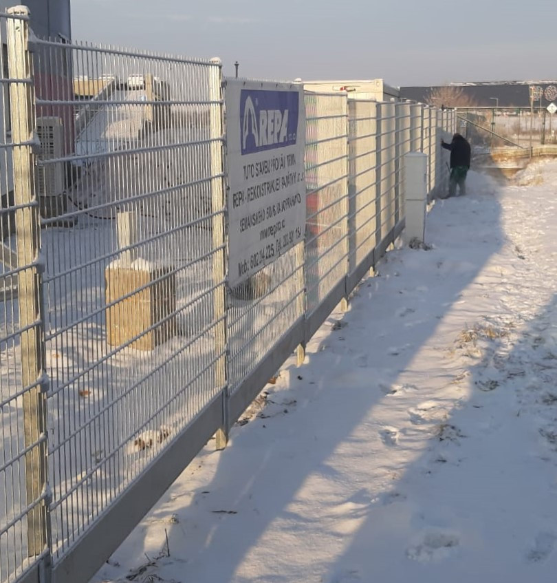 Tuchoměřice, prosinec 2022, 2D panely Pilofor Super na PD